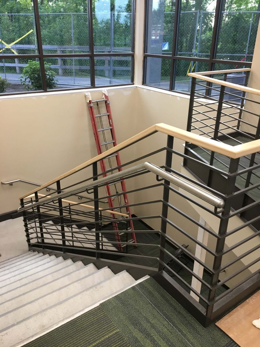 Interior Wilson Hall Renovated Stairs